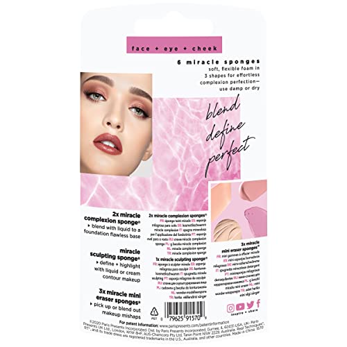 image for Real Techniques Miracle Complexion Assorted Beauty Sponges Makeup Blen
