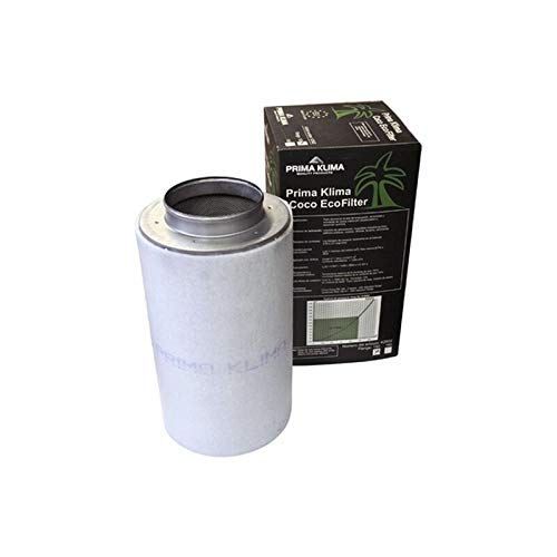 Prima Klima Eco Carbon Filter 1300 m³ / h 250 mm - filtro de carbón activado AKF tubo ventilador cultivo cultivo ventilación interior filtro de olores filtro de aire de escape (170 m³/h, 100 mm)