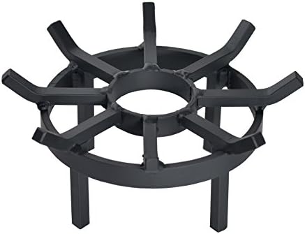 SteelFreak Wagon Wheel Firewood Grate for Fire Pit, Chiminea - Made in The USA (12 Inch)