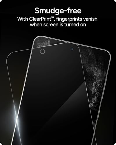 Image of ZAGG Glass+ Samsung Galaxy S25 Edge Screen Protector - Extreme Impact & Shatter Protection, Scratch-Resistant, Smudge-Resistant, Fingerprint Scanner Compatible, InvisibleShield, Easy Installation