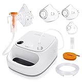 Nebulizer Machine for Adults Kids,Portable Nebulizer, Jet Nebulizers Personal Steam Inhaler Cool Mist Compressor System with Tubing Mouthpiece Adult&Child Masks
