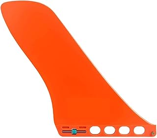Apooke Pvc Surfboard Tail Fin Center Fin Longboard & Single Center Fin Quick Release Paddle Board Fin Easy To Install Paddle Board Fin Replacement Clip