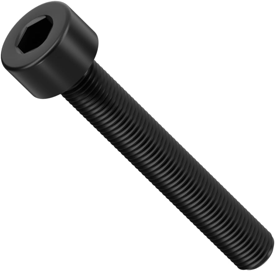 M6 (6mm x 14mm) Black Zinc Flake 8.8 Allen Socket Cap Head Screws ร Bolts Hexagon Socket (Pack of 20)