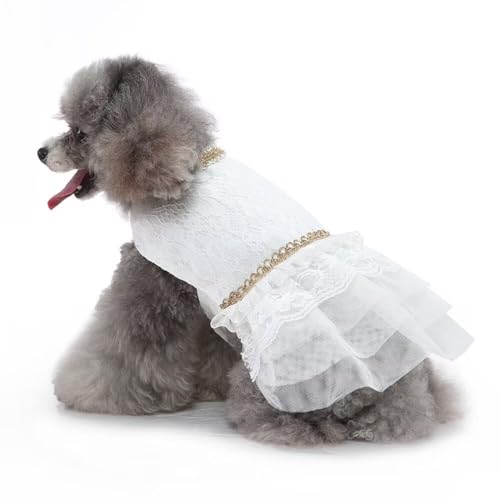 Yucahype 犬 服 結婚式 記念撮影 ペット服 春秋冬 コート 防寒 かわいい おしゃれ 超小型犬 小型犬 中型犬 大型犬 薄手 軽量 (M LF18)
