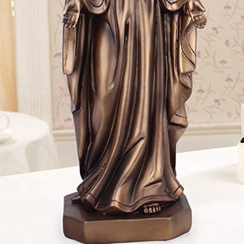 Décorations de salon avec statues et figurines catholiques de Jésus - 2