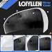 LOIYLLEN Driver Side Mirror Cover Replacement for Ford Fusion 2013 2014 2015 2016 2017 2018 2019 2020 2021 2022 - Left Side Mirror Covers, Rear View Mirror Cap Accessories Without Lamp, White