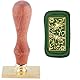 craspire Libelle Wachssiegelstempel Sonnenblume Siegellackstempel Rebe Retro Vintage Abnehmbarer Messingstempelkopf Mit Holzgriff Für Hochzeitseinladungen Karten Geschenkverpackung
