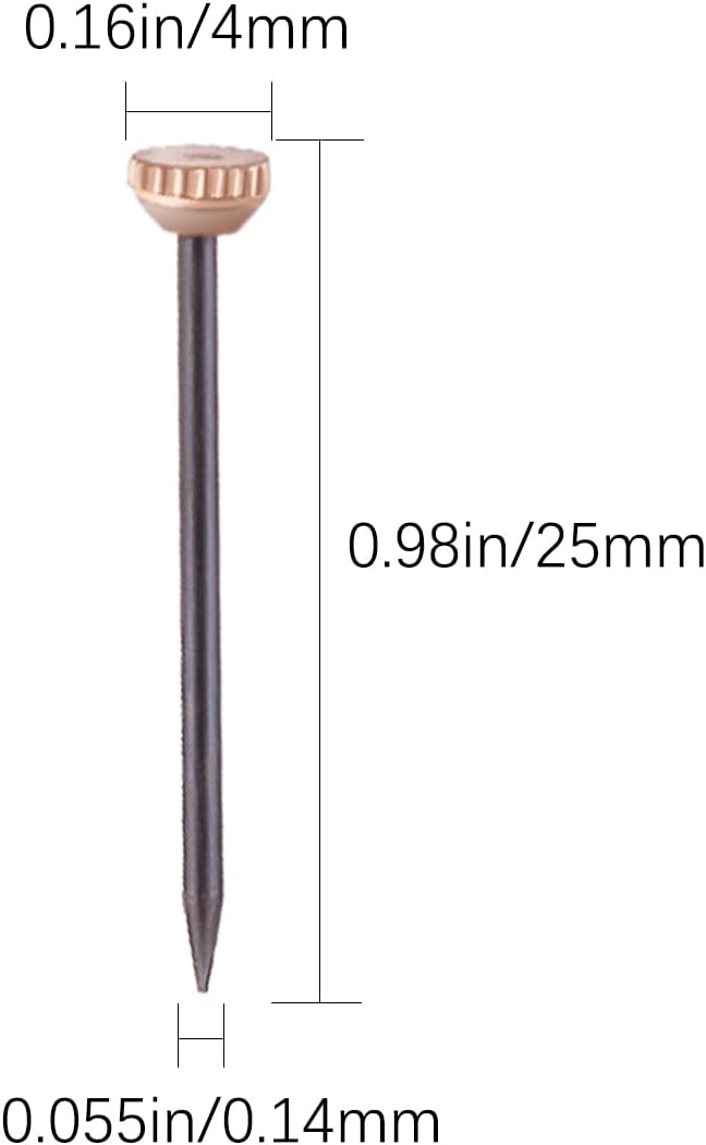 50Pcs Picture Hanging Nails Plaster Picture Frame Hangers with Plastic Storage Box