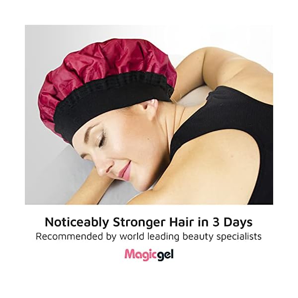 Premium-Deep-Conditioning-Heat-Cap-A-Hot-Head-Cap-to-Hydrate-Moisturize-and-Condition-Thermal-Cordless-Hair-Steamer-for-Damaged-Hair-Natural-Steam-Treatment-by-Magic-Gel Magic Gel Premium Deep Conditioning Heat Cap. A Hot Head Cap to Hydrate, Moisturize and Condition. Thermal Cordless Hair Steamer for Damaged Hair (Natural Steam Treatment)