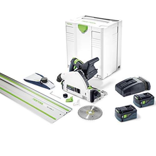 Preisvergleich Produktbild Festool Akku-Tauchsäge TSC 55 Li 5,2 REBI-Set-SCA-FS 575745