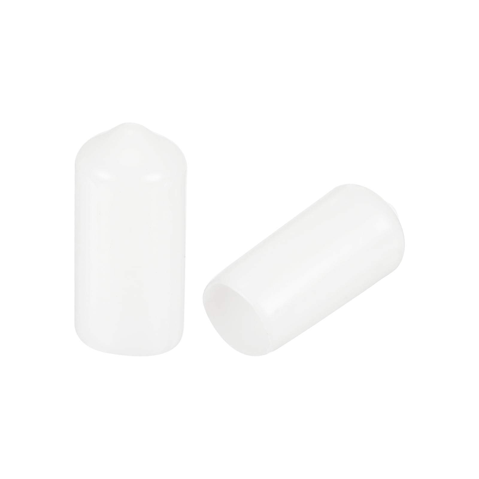 Capuchon embout rond en caoutchouc blanc 10,5 mm cache vis et tige filetée uxcell