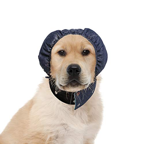 MPS Medical Pet Shirt, Head Cover for Dogs Small, Blue