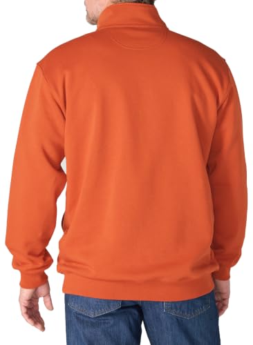 Image of Carhartt Men's Marquette 1 /4-Zip Mock-Neck Sweatshirt