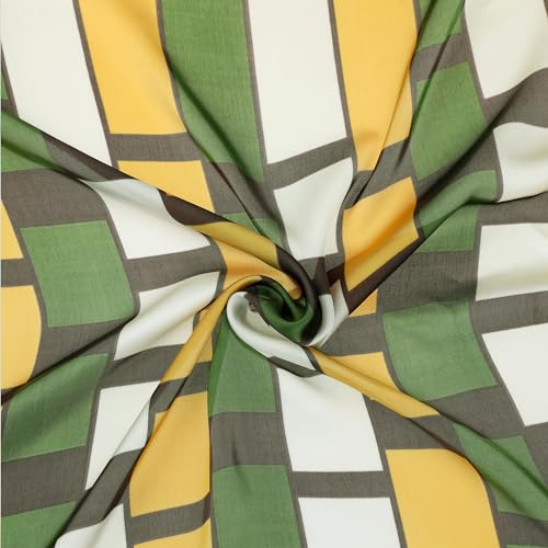 Women Contrast Color Square Scarf, 27.6x27.6 Silk Like Bandana Neckerchief Neck Scarves4