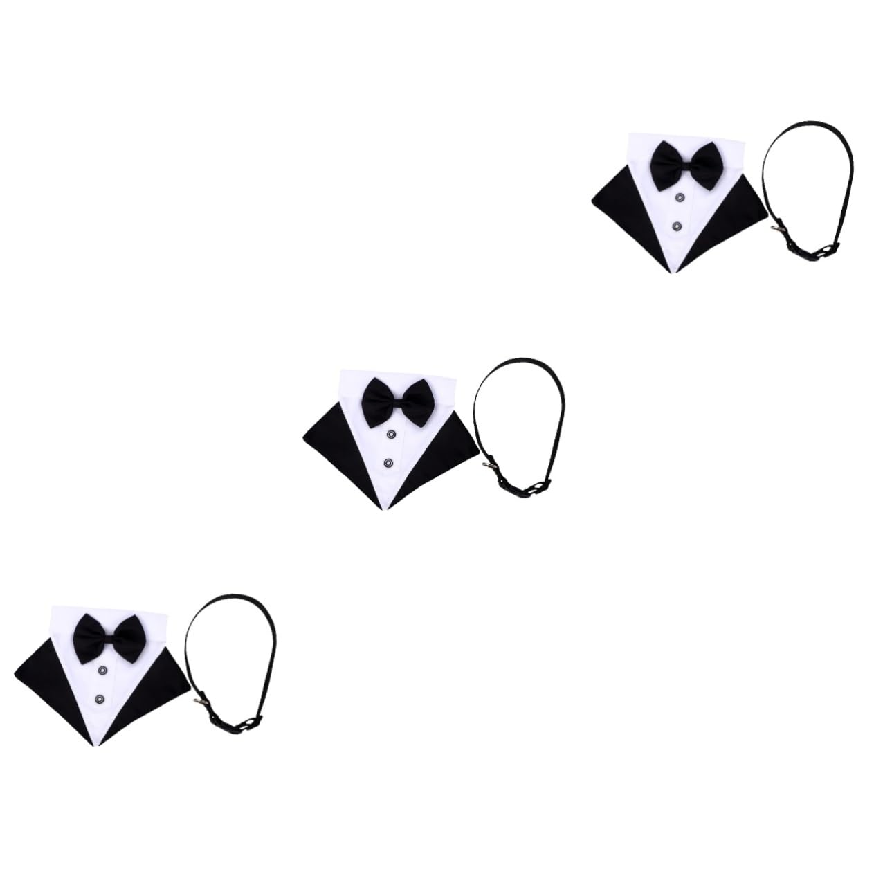 PRETYZOOM 3 Sets Hund Bib Pet Schal Dreieckige Pet Bandana Stilvolle Hund Kragen Zubehör Für Outdoor