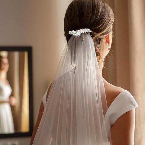 2Pack Rhinestone Hair Clips Flower Hair Barrettes Crystal Pearl French Hairpins Hair Clip (C02-Gold) Cover