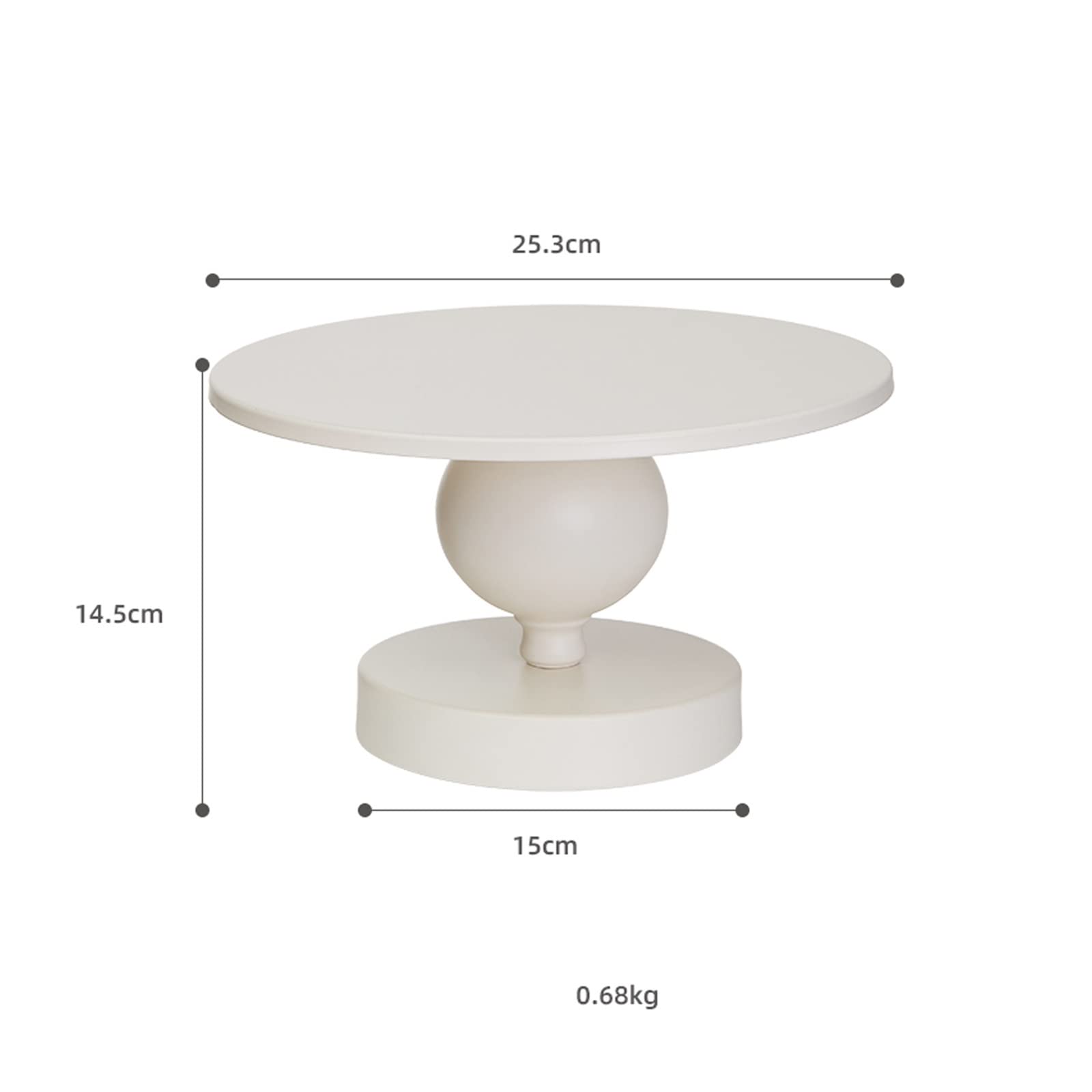 Espositore per torte, server per torte, frutta, de Cake Stand White Table Ornament Cake Decoration Birthday Cake Display Stand Gold Confectionery Suitable for Birthday Cakes