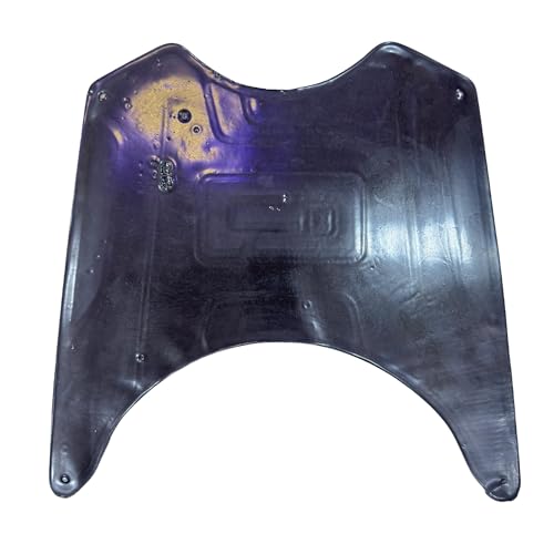 Image of DEEPON Scooter Floor Mat - iQube Electric Blue Custom Fit | Waterproof Anti Slip Rubber Footboard Mat for iQube Electric All Weather Protection