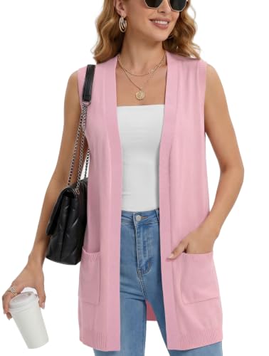 Image of VIISHOW Women's Classic Cardigans Long Sleeve Open Front Casual Knit Cardigan Sweaters Coat Soft Outwear