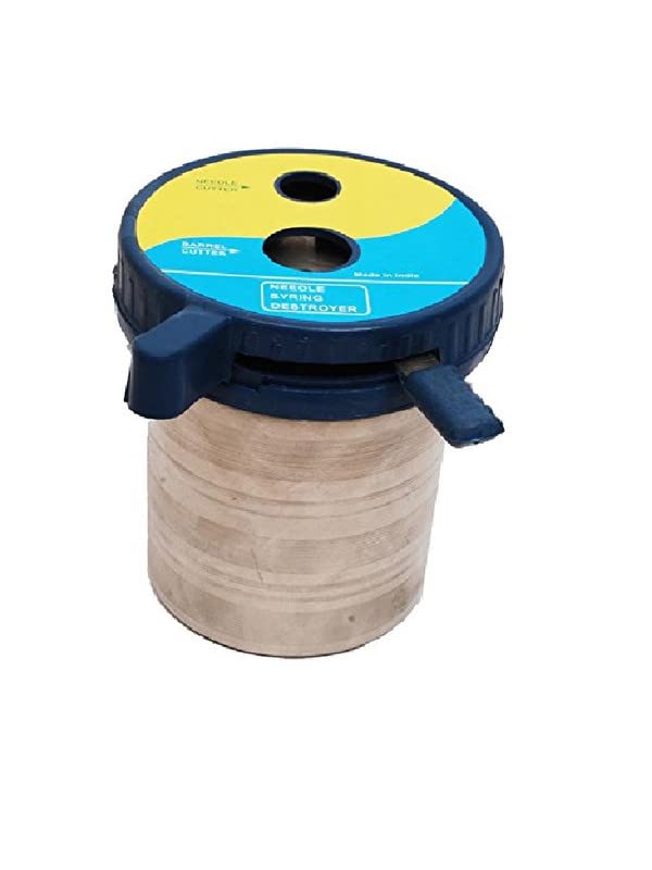 Jetflon Needle Distroyer Manual Plastic Needle & Syringe Destroyer Hub Cutter Machine. Capacity 500 ML (Pack-1) (B0C1GYD81N) Amazon Price History, Amazon Price Tracker