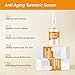 Turmeric Serum for Face, 30 ML/ 1 PCS Anti Aging Turmeric Facial Serum, Turmeric Oil, Moisturizes & Firms Skin, Reduces Wrinkles & Fine Lines, Skin Care Essence for Dryness, Hydrates Face