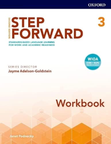 Portada de Step Forward 2nd Edition 3. WorkBook: Standards-based language learning for work and academic readiness