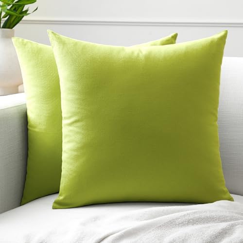 Encasa XO Cotton Throw Pillow Covers Set of 2 I 16x16 in (40x40 c...