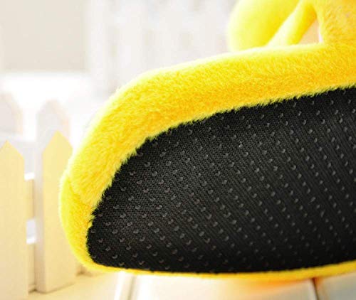 GK-O 1 Pair Yellow Duck Plush Cotton Slippers Household Shoes Antiskid Indoor Home Slippers4
