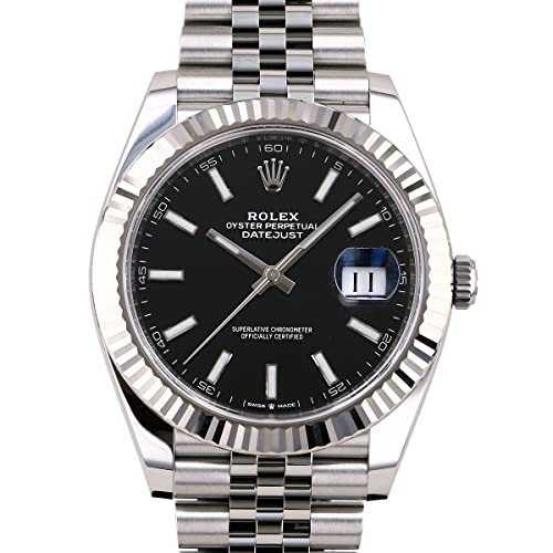 Image of Rolex ROLEX Datejust 41 126334 Bright Black Dial Watch Men's (W224396) [Parallel Import], Bracelet Type