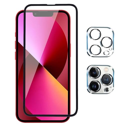 Image of Premium Tempered Glass Screen Protector with Camera Lens Protector for iPhone 13 Pro - [2-Pack] Ultra-Clear, Anti-Scratch, Easy Installation