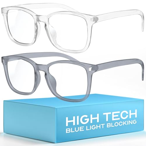 livho High Tech Blue Light Glasses - Advanced up to 99% Blue Light Blocking Computer Glasses - Screen Fatigue & UV Protection