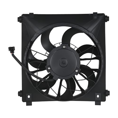 Image of maXpeedingrods Left Side Engine Radiator Cooling Fan with Shroud Assembly for Tesla S 2012-2020, 600761400D 6007614-00-D 6007352-00-F