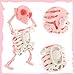 NAIHOD Dancing Skeleton Toy, 3D Swinging Wind Up Skeleton Desktop Spring Clockwork Toy for Desk Decoration and Stress Relief