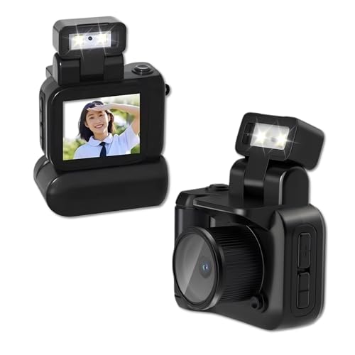 Generic Mini DV Camera, Small 1080P HD DVR Camcorder Video Recorder for Photography, Thumb Video Camera with Charging Case for Travel, Flashlight, OTG Connection (-2214240045211)