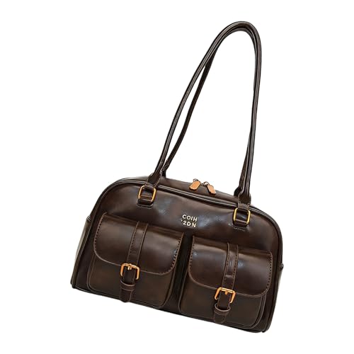 Sacs en cuir avec poignée supérieure et fermeture éclair pour femmes