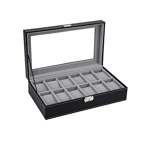Boîte de rangement pour 12 montres afin d'éviter les rayures et le figeage