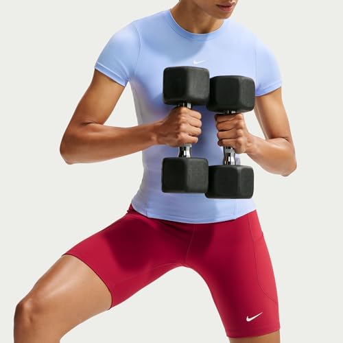 Image of Nike Women's One High-Waisted 8 inch Bike Shorts; Running and Workout Shorts