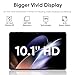 Tablet 10 inch Android Tablets, 6GB RAM 64GB ROM 512GB Expand, Quad-Core Processor, 1280x800 LCD Touch Screen, WiFi, Dual Camera, BT, 6000mAh Battery (Gray)