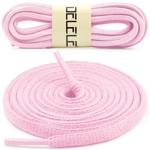 Image of DELELE 2Pair Oval Shoes laces 42 Colors Half Round 1 /4 inchAthletic ShoeLaces for Sport /Running Shoes Shoe Strings