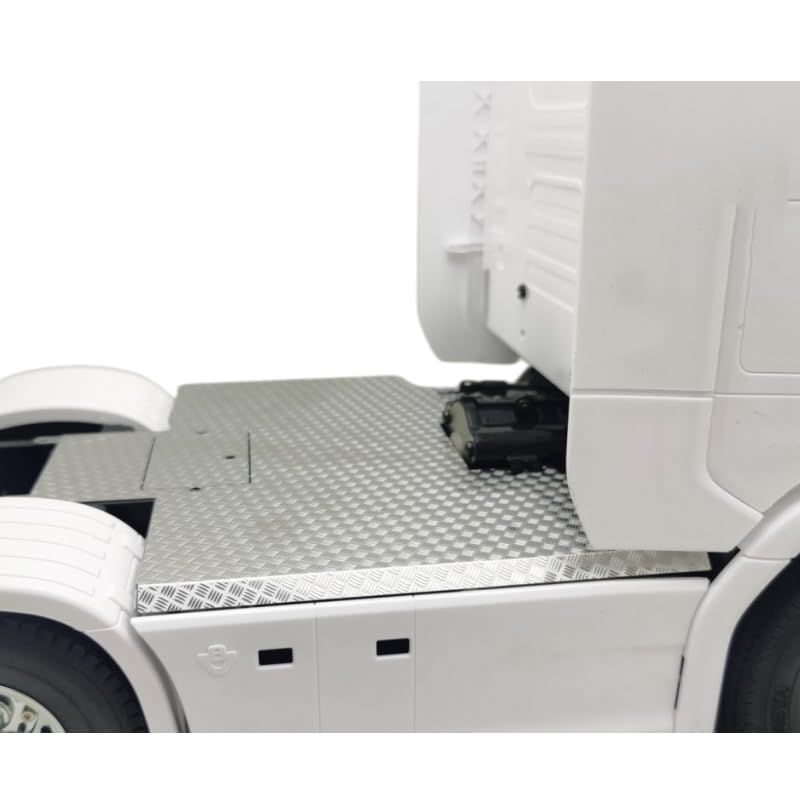 Metalowa płyta antypoślizgowa dekoracja deska do Tamiya 1/14 zdalnie sterowana ciężarówka SCA 770s 56368 ulepszenie części DIY