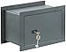 BURG-WÄCHTER Wandtresor mit Schlüssel, 10,6 l, 9,98 kg, Pure-Safe PSW 120 K, Anthrazit, Außen: 254 x 360 x 195 (HxBxT)
