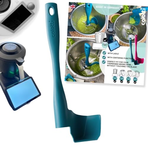 Calotti® Rotary-Scoop-Spatula Compatible with Thermomix® TM7/6/5 and TM31® for Removing, Scooping and Portioning