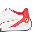 Puma Unisex-Child Scuderia Ferrari Drift CAT, Puma White, Big Kid 4.5