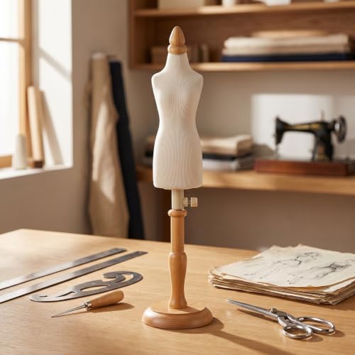 Maniquí de ropa pequeño artesanal para dar vida a tus diseños textiles 5