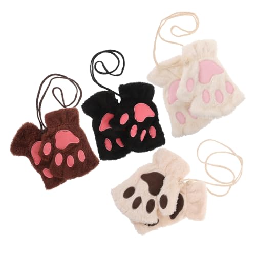 Guantes de pata de gato calentitos ideales para estudiar y usar el móvil en invierno