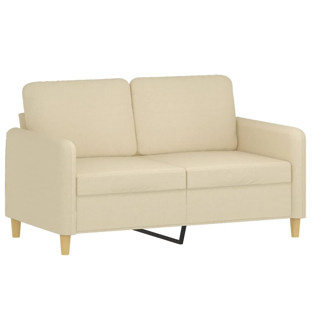 Canapé 2 places moderne en tissu résistant avec structure en métal - Canapé rembourré confortable avec assise respirante et design robuste pour le salon