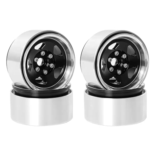 RCzC[nu For Axial For SCX10 For Traxxas For TRX4 For Redcat 1/10 4 ^ 1.9C` r[hbN 5X|[NzC[nu RCJ[p[c(Black)