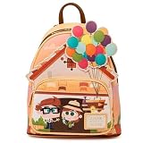 Loungefly Disney Pixar Up Working Buddies Womens Double Strap Shoulder Bag Purse,One Size