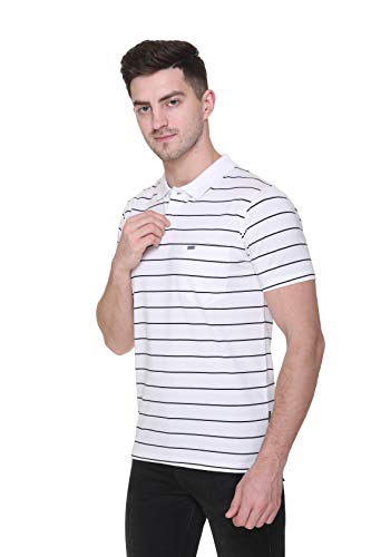 Image of GODFREY Half Sleeve Cotton Polo T Shirt for Man with Pocket - Regular fit Men Tshirts