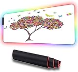 【Ultra glatte Oberfläche】 Entwickelt aus superfeinem Fasergeflecht, mit einer mikrostrukturierten, glatten Oberfläche, präziser Navigation und Optimierung Ihres Spielerlebnisses.